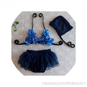 Lucky-fairy-Girl swimsuit 2-8Y Girls Bikini Set with Headband Arrivals Two-Piece Black B07QGPQX9N